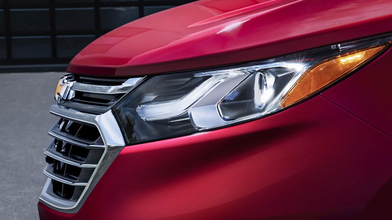 Chevrolet Equinox rear headlight close-up
