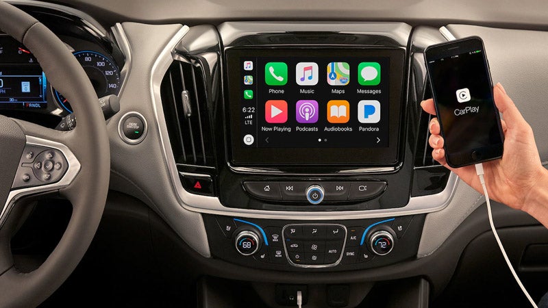 Chevrolet Traverse Smart App Display