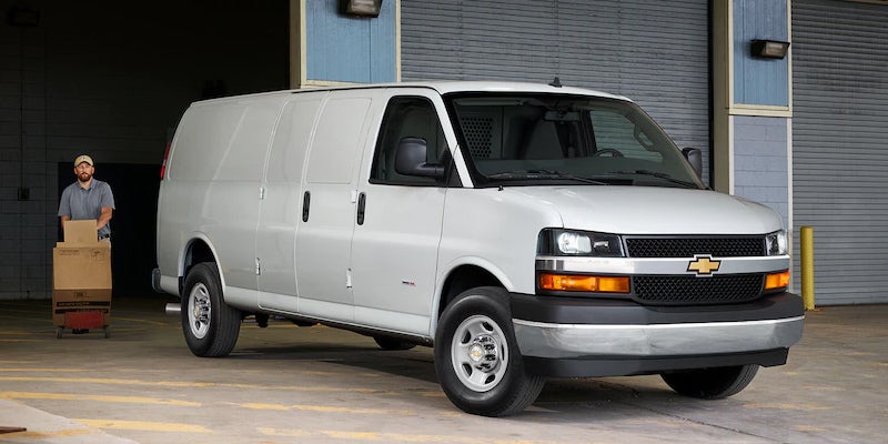 Chevrolet City Express Cargo Van Loading