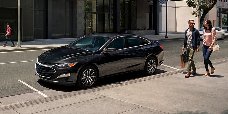 Chevrolet Malibu parked on road