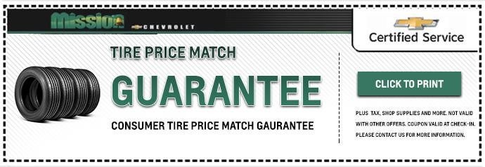 Tire Price Match Coupon