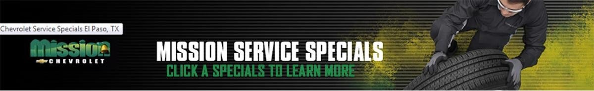 Mission Chevrolet Specials Banner