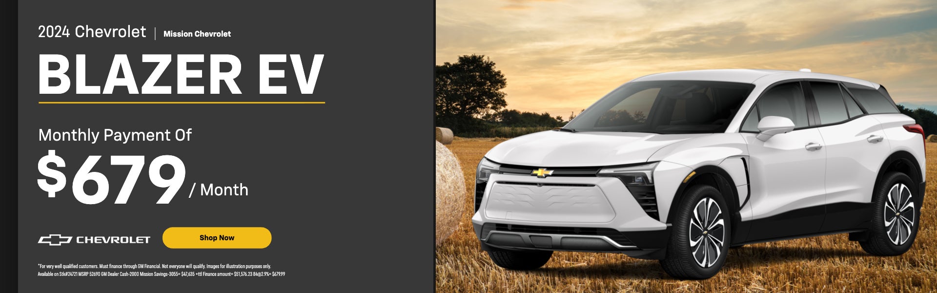 2024 Chevrolet Blazer EV Monthly payment of $679/ month