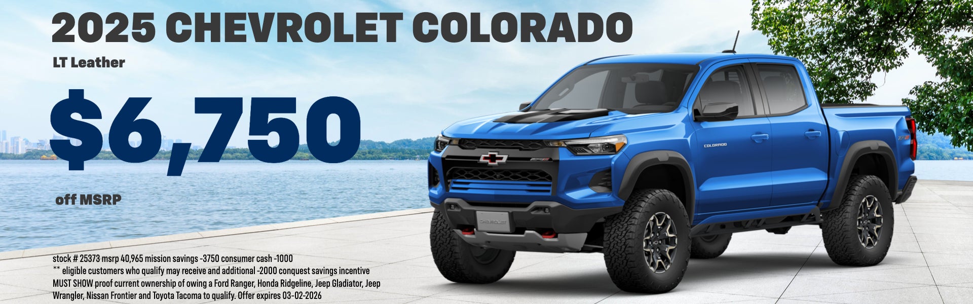 2025 Colorado LT Leather | $6,750 off MSRP