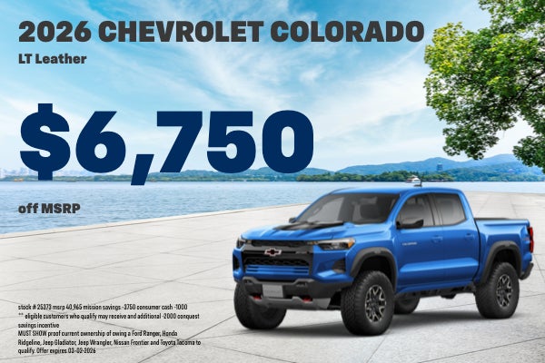 2025 Colorado LT Leather | $6,750 off MSRP