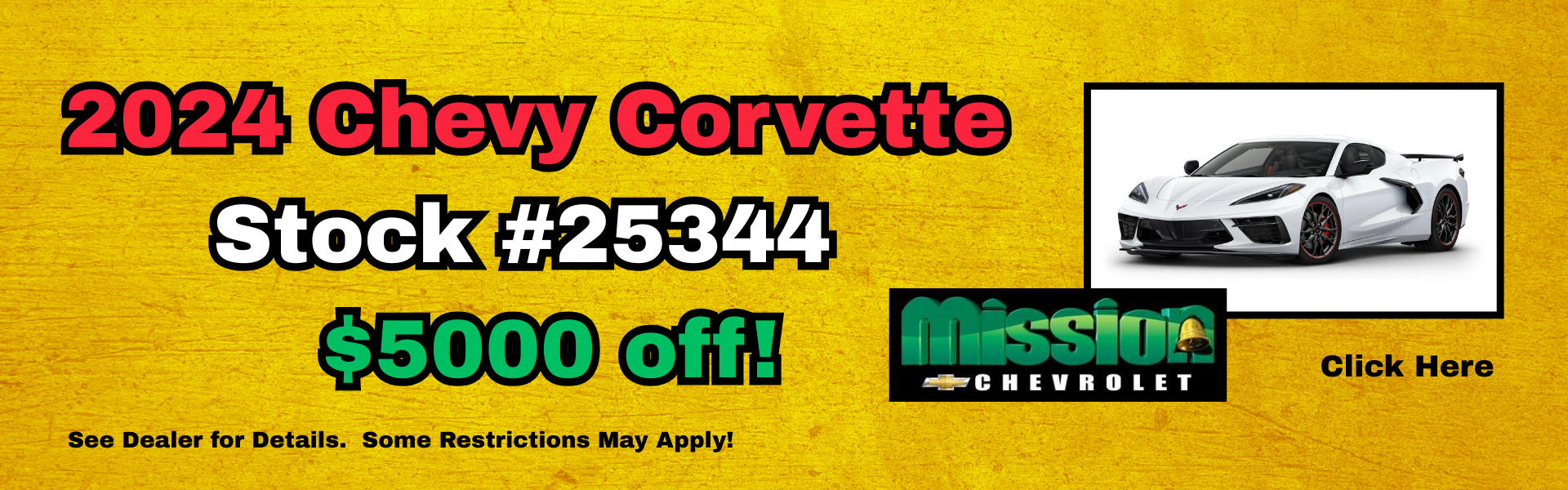 25344 Corvette banner August 2025