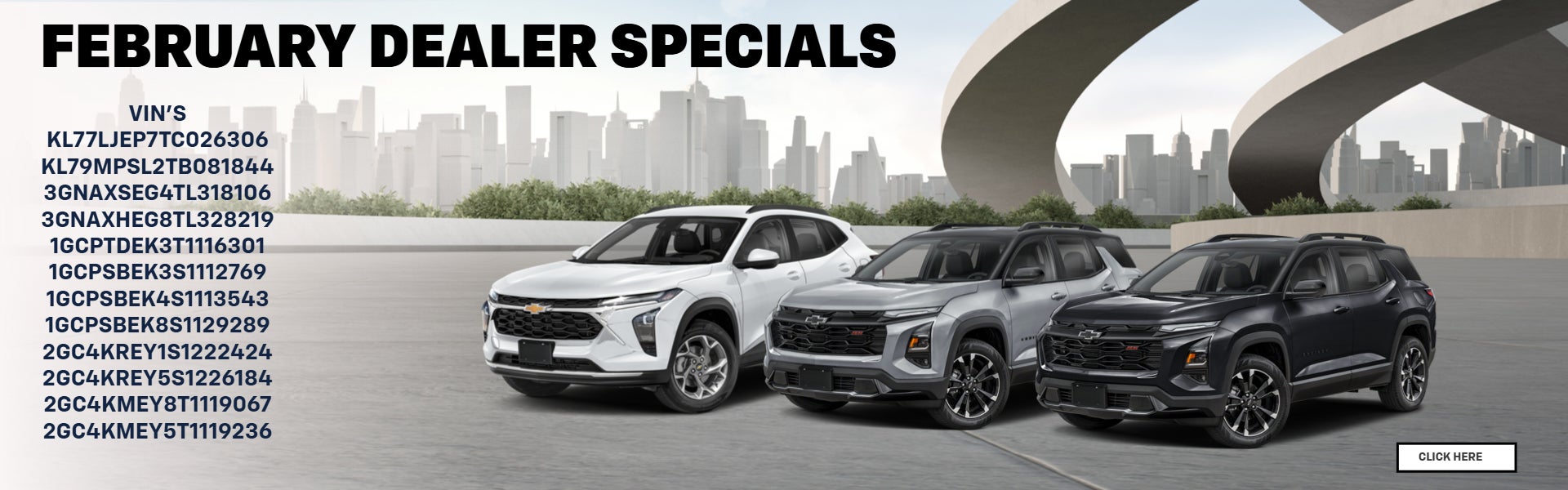 February Dealer Specials 